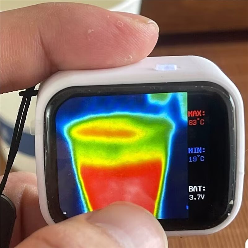 Underfloor Heating Thermal Detector - AFOURT-320 X 240 Touchscreen Mini-Taschen-Wärmebildkamera, Fußbodenheizungs-Temperatur-
