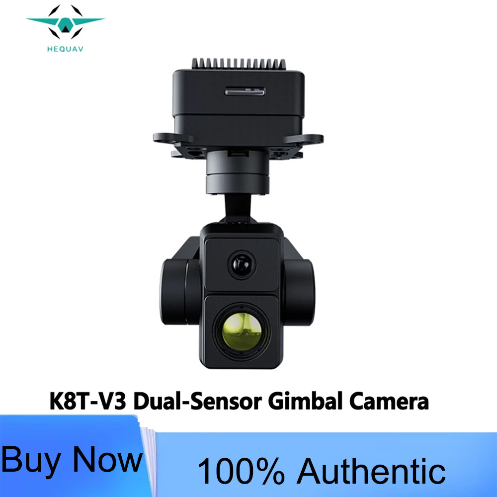 Thermal Imager Drone Gimbal - HEQUAV K8T-V3 Dual-Sensor Drohnenkamera 147g Leichtgewicht